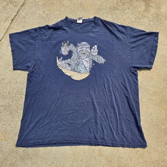 Vtg Y2k THE EXPENDABLES Winter Blackout Tour Graphic Reggae Band Tee Shirt XL - Picture 1 of 5